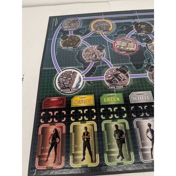 2009 Clue Secrets & Spies Board Game Replacement Parts Game Board Instructions - Picture 9 of 11